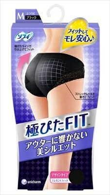 ソフィ　極ぴたFITエレガントフィットMブラック 【 ユニ・チャーム（ユニチャーム） 】 【 生理用品 】