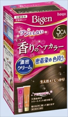 Rakuten - ビゲン　香りのヘアカラー　クリーム　5CA　深いカフェブラウン 【 ヘアカラー・白髪用 】