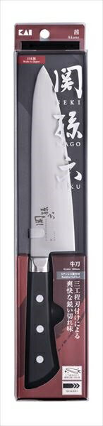関孫六　茜　牛刀180mm