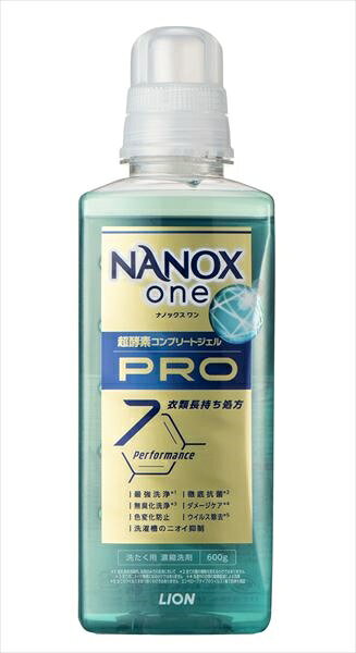■商品紹介商品番号：ns-hr-4903301375470菌の根幹まで遺伝子レベル洗浄で最高峰の洗浄・消臭力。超酵素コンプリートジェル。NANOX史上初の新酵素配合で、頑固な部屋干し臭、しみこんだ汗臭、時間がたった食べこぼし、蓄積した黄ばみまで解決！それだけでなく、黄ばみ・黒ずみ・くすみの発生を抑制し、色あせも防ぐ、衣類長持ち処方。ダメージケア、徹底抗菌、ウイルス除去、洗濯槽のニオイ抑制機能搭載。すすぎ1回にも対応。■サイズ・容量【サイズ】339×264×185(mm) 【容量】600G■注意事項■こちらの商品はメーカー直送品となります。■メーカーに在庫が無い場合はキャンセルさせていただくことがございます。■お客様ご都合による返品・交換は出来ませんのでご注意ください■北海道、沖縄、離島については別途送料が掛かります。