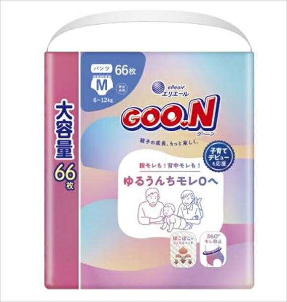 グーン　ゆるうんちモレ0へ　パンツ　Mサイズ