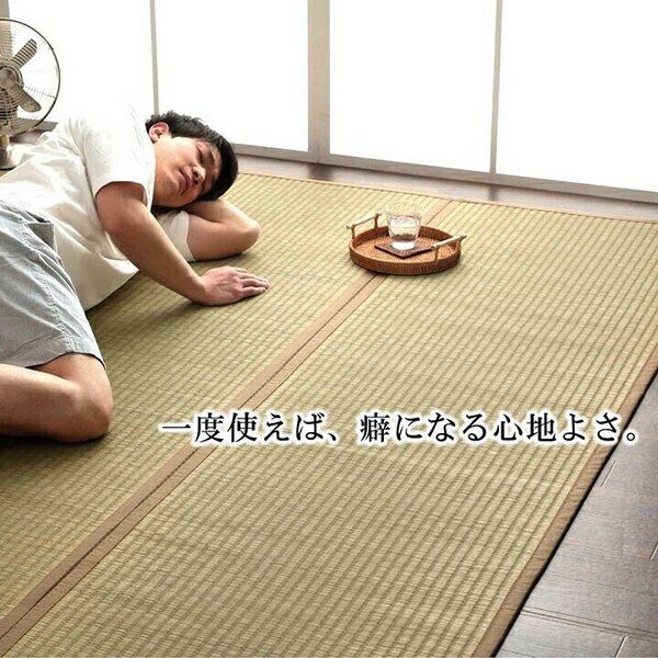 純国産 沖縄ビーグのラグ （裏:不織布） 『DX沖縄ビーグ』　約191×250cm