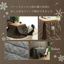 こたつ布団 省スペース パーソナル 単品 『バランパーソナル単品』 ブラウン 約184×204cm