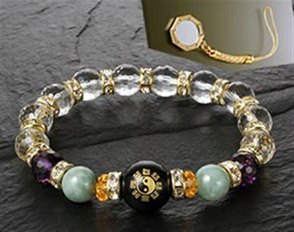 黄金の八卦鏡付き・風水・大開運ブレス