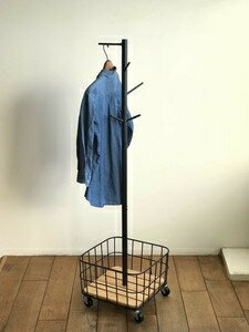 【Mash】BYケージ ポールハンガー ブラック