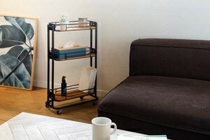 【Mash】BYケージ スリムワゴン オイルステン カーキ