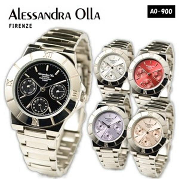 アレサンドラオーラ 腕時計（レディース） 新着 Alessandra Olla 腕時計 レディース　AO-900 レッドタイプ
