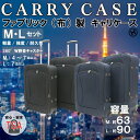 ファブリック(布)製キャリーケース MLセット HTK-14 ブルー・MLセット