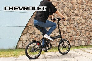 CHEVROLET 16インチ折畳自転車BK（BAA仕様）MG-CV16BAA-BK ブラック