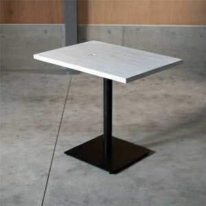 KOZAIカフェテーブル ホワイト 古材 ・西欧風・カフェテイスト