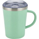 スムゥー 蓋付きマグカップ 350mL LB-6807 グリーン