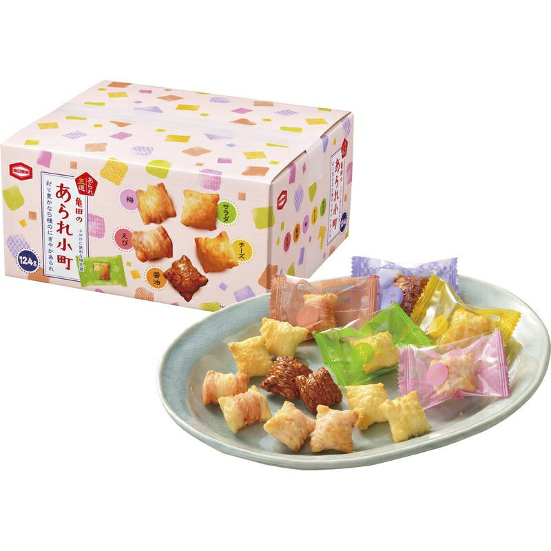 亀田製菓 化粧箱 124g亀田のあられ小町 10098（熨斗包装加工・非対応品）