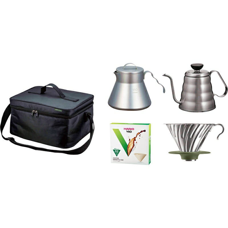 （欠品・次回2月予定）ハリオ V60 アウトドアコーヒーベーシックセット O-VOCB
