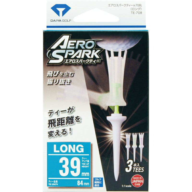 ダイヤゴルフ エアロスパークティーロング TE-708