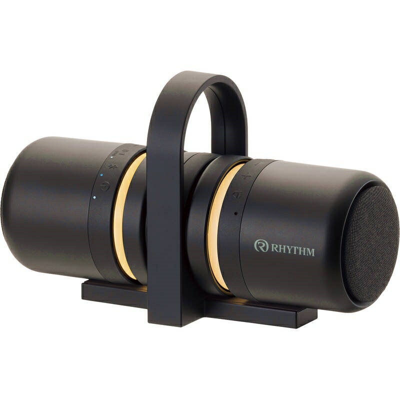 リズム 防水ポータブルシアタースピーカー 9YYA30RH02 ブラック