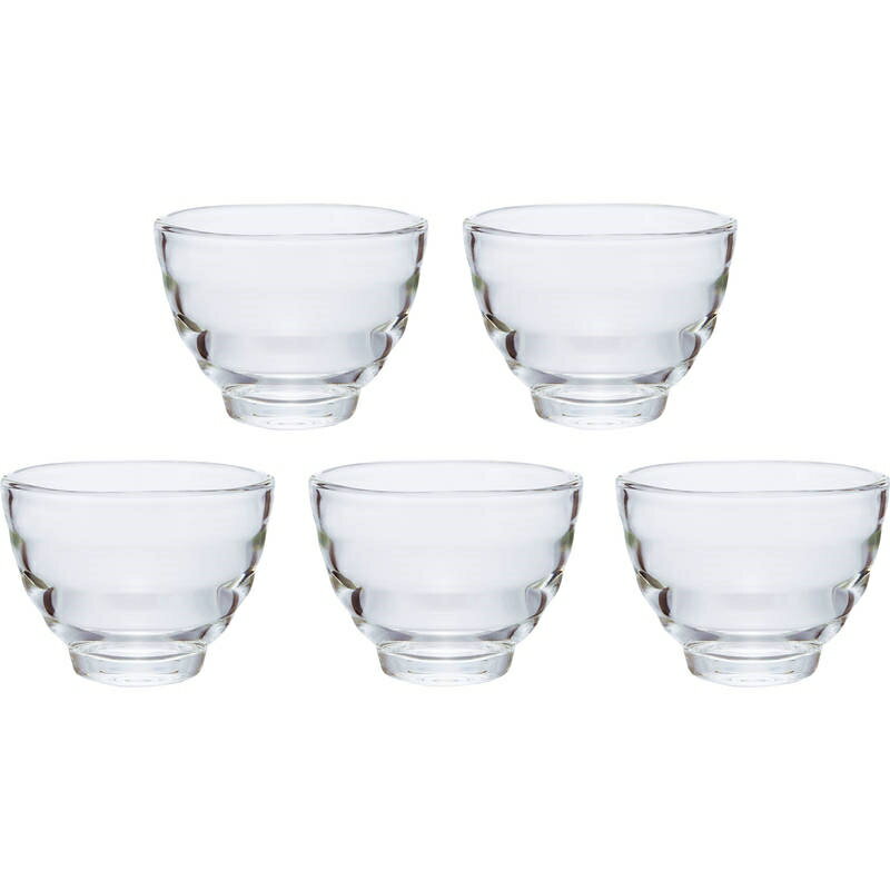 ハリオ 耐熱ガラスカップ5個セット HU-3012