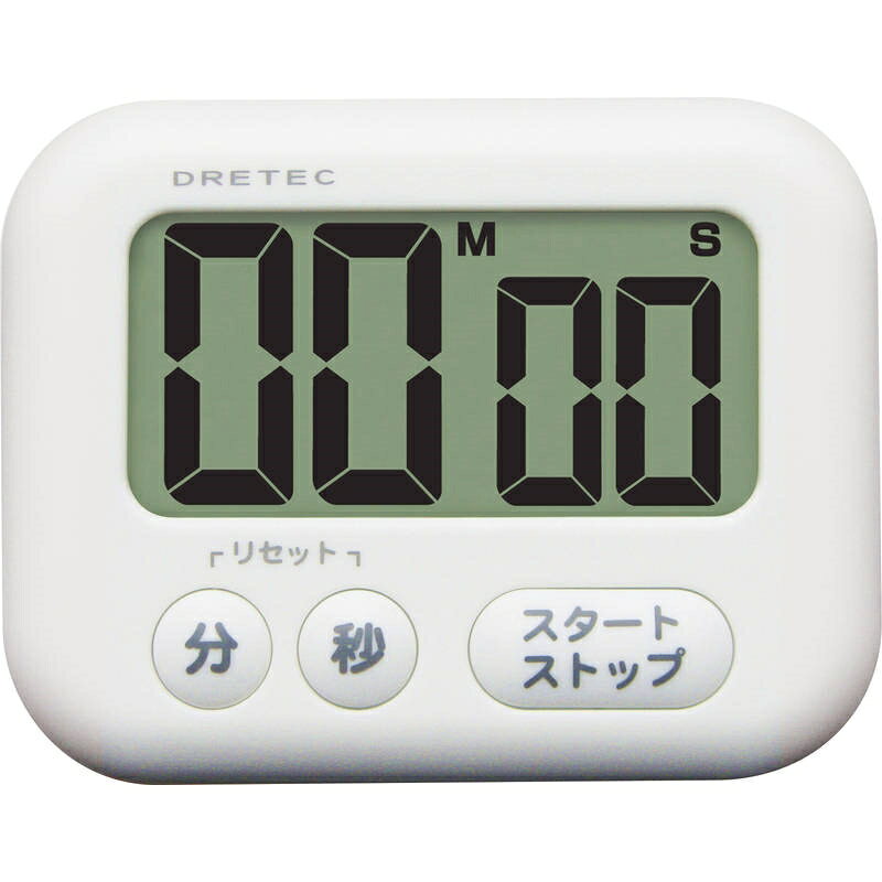 ドリテック 大画面タイマー「シャボン」 T-614WT
