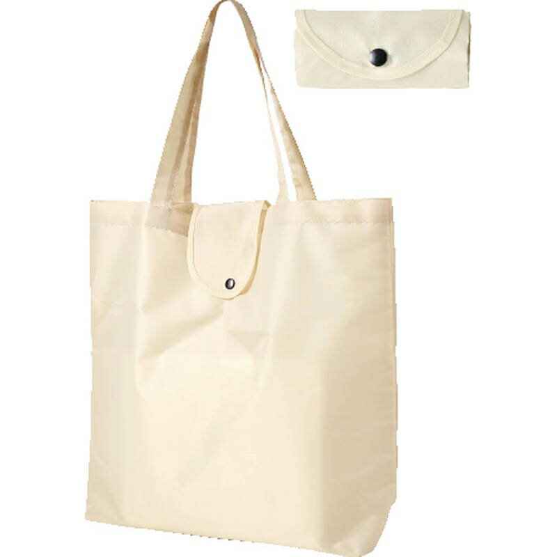 簡単収納エコバッグ E3402 ベージュ