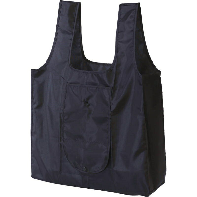 かんたんたためるエコバッグ 7343 ブラック