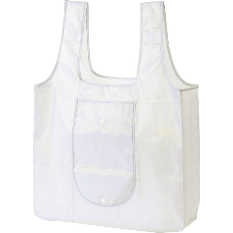 かんたんたためるエコバッグ 7343 ライトグレー