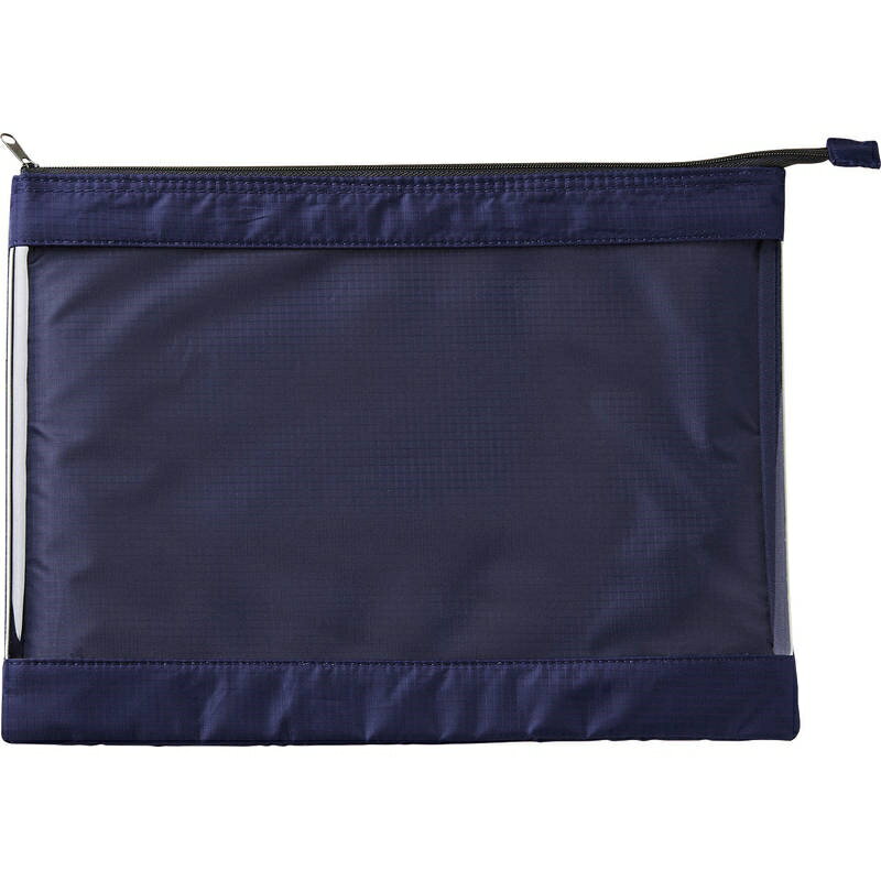 テントクロスクリアポーチA4 0026-03 ネイビー