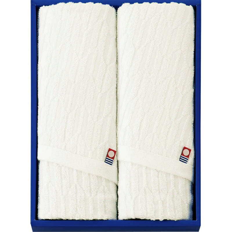 今治ジャガードフェイスタオル2P IMS5212