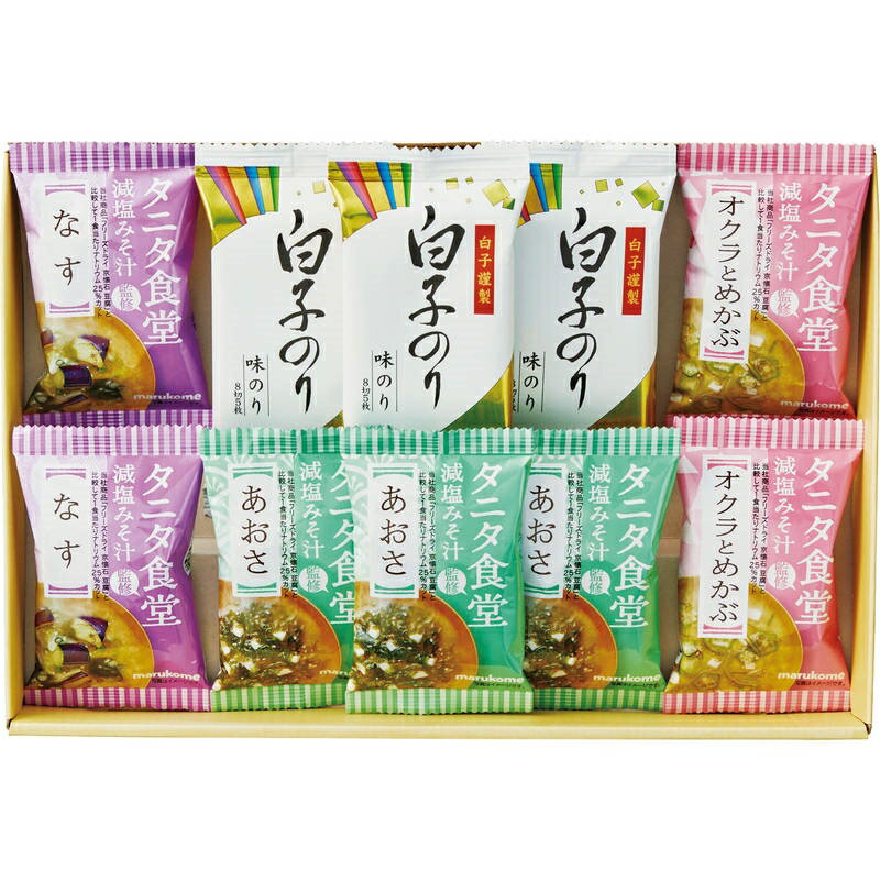 Other - タニタ食堂監修減塩みそ汁・白子のり詰合せ ST-25