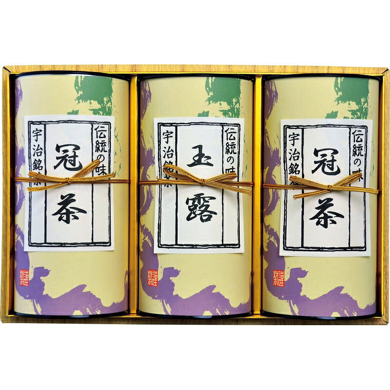 ■サイズ・容量・規格【パッケージサイズ】260×82×170mm【内容】玉露：100g×1、冠茶：100g×2【生産国】日本【パッケージ形態】化粧箱入■注意事項■こちらの商品はメーカー直送品となります。■メーカーに在庫が無い場合はキャンセルさせていただくことがございます。■お客様ご都合による返品・交換は出来ませんのでご注意ください■北海道、沖縄、離島については別途送料が掛かります。