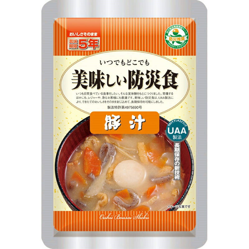 Rakuten - UAA食品美味しい防災食 豚汁 180g×50食