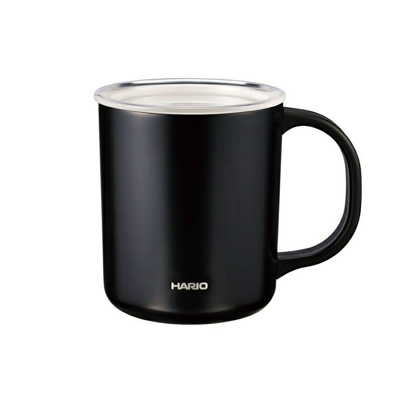 Mug Cup - ハリオ セラミックコーティング 真空二重保温マグ 350mL CMG-350-B ブラック