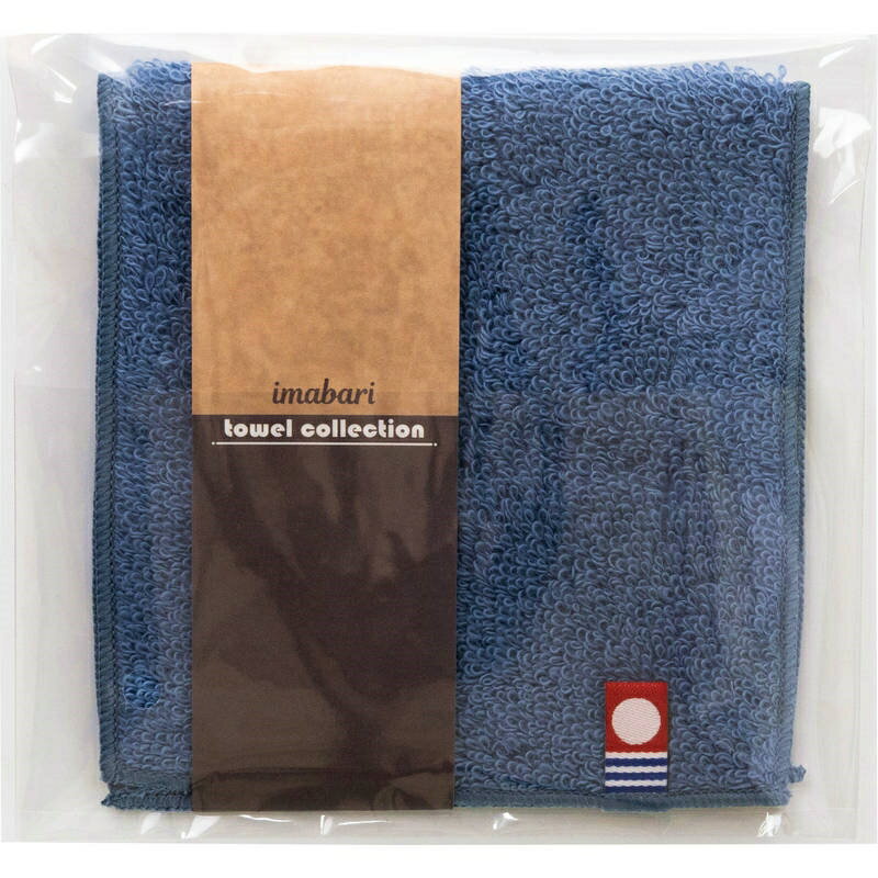 Hand Towels - 今治 ピュアカラー甘撚りハーフハンカチ IA-04-DBL ダークブルー