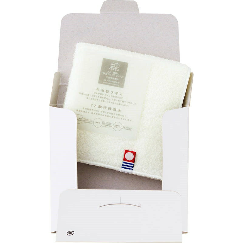 Mini Towels - 今治 エコナチュール タオルハンカチ1P E-31515 ホワイト