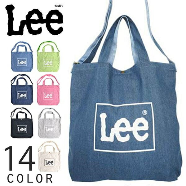 リー Lee コットン ビッグ2wayトートバッグ ショルダーバッグ A4収納 大容量 0425371