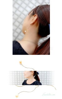 【7月11日少量入荷!】一粒淡水パールのElegancyアメリカンピアス【メール便OK】pie138