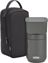 【食洗機対応モデル】 サーモス 真空断熱スープランチセット 400ml ダークグレー スープジャー・容器セット JEE-800 DGY