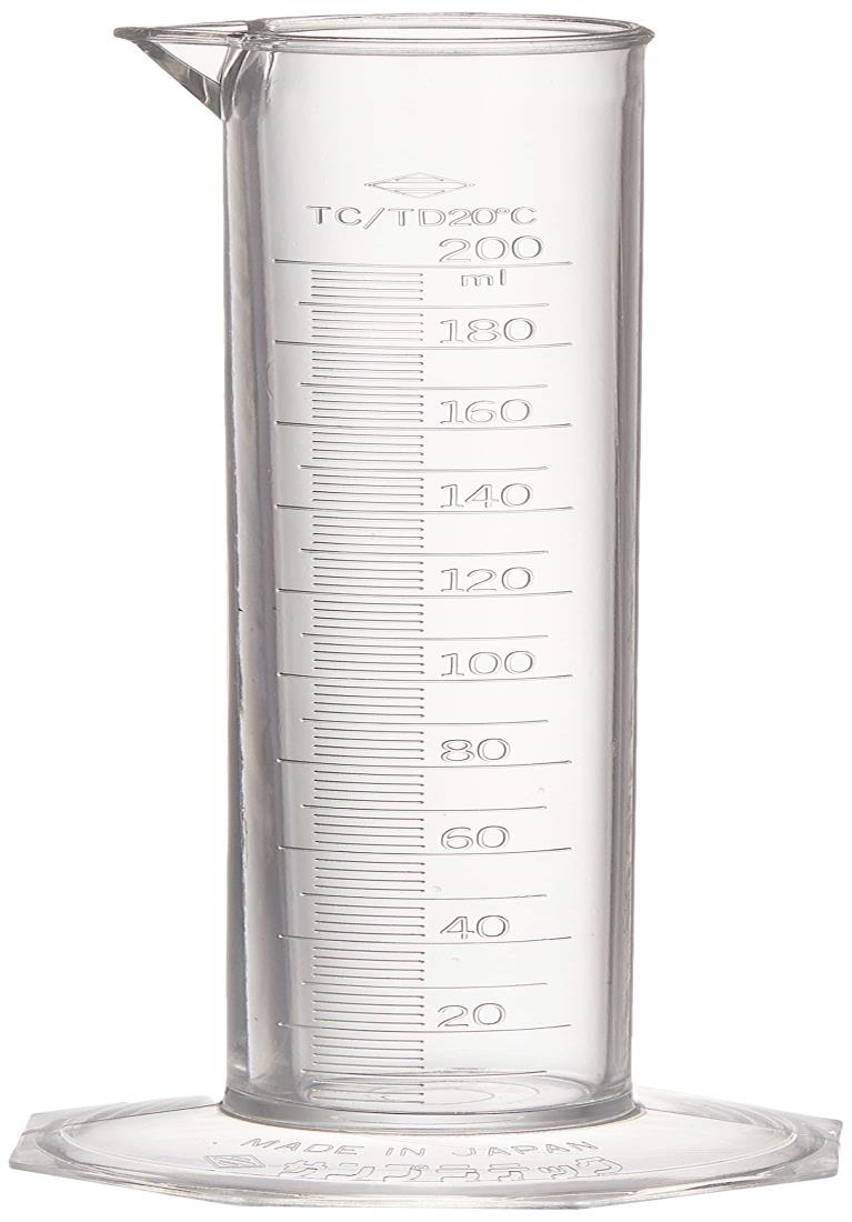 サンプラ ケミカルメスシリンダー 200ml 1005E