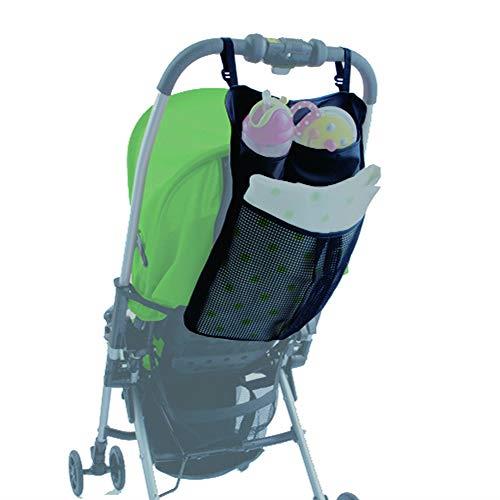 ダイヤ (daiya) ベビーカー バッグ 収納 3ポケット ドリンクホルダー 軽くて丈夫 メッシュ 通気性 A型 B型 バギー 車 シート 横35cm×縦45cm 030349