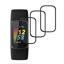 【3枚セット-高 品質】対応 Fitbit Charge6 / Fitbit Charge5フイルム fitbit charge 5 保護フィルム fitbit charge 6 画面保護シート 液晶シール カバー 液晶保護 ソフト 【 PET複合材 炭素繊維 3D曲面カバー 耐衝撃 飛散防止 超薄 気泡ゼロ 高感度 撥油性 指紋防止 超耐久