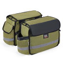 KEMIMOTO バイク バッグ 汎用 サイドバッグ 装着簡単 ツーリングバッグ 撥水 30L バイク用 サイドバッグ 耐久性 オートバイ キャンプツーリング アウトドア 収納 グリーン 適格請求書発行可