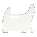 Musiclily 8穴 TL テレキャスターピックガードFender USA/メキシコスタンダードTeleエレキギター用、パーチメント3P