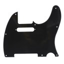 Musiclily 8穴 TL テレキャスターピックガードFender USA/メキシコスタンダードTeleエレキギター用、ブラック1P