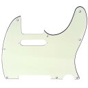 Musiclily 8穴 TL テレキャスターピックガードFender USA/メキシコスタンダードTeleエレキギター用、アイボリー3P