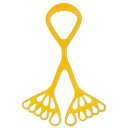 アルインコ(ALINCO) フットストレッチチューブ ミディアム 強度 7kg エクササイズ トレーニング 体感 肩 二の腕 お尻 イエ ロー EXG163Y