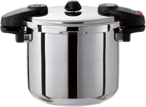 ワンダーシェフ wonderchef 圧力鍋 Pro MIDDLE 両手圧力鍋 8.0L IH対応 全面三層構造 ステンれす 業務用 プロ仕様 時短 高火力対応ハンドル プロミドル NMDA80
