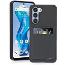 【 Agaiy 】ZTE nubia S 5G (A403ZT) 対応 ケース 背面カード収納 耐衝撃 薄型 軽量(ブラック)ヌビア ワイモバイル nubia s 5G TPUスマホケース 全面保護 超耐磨 マット質感 ストラップホール付き 携帯便利 nubia S 5G ケース 黒