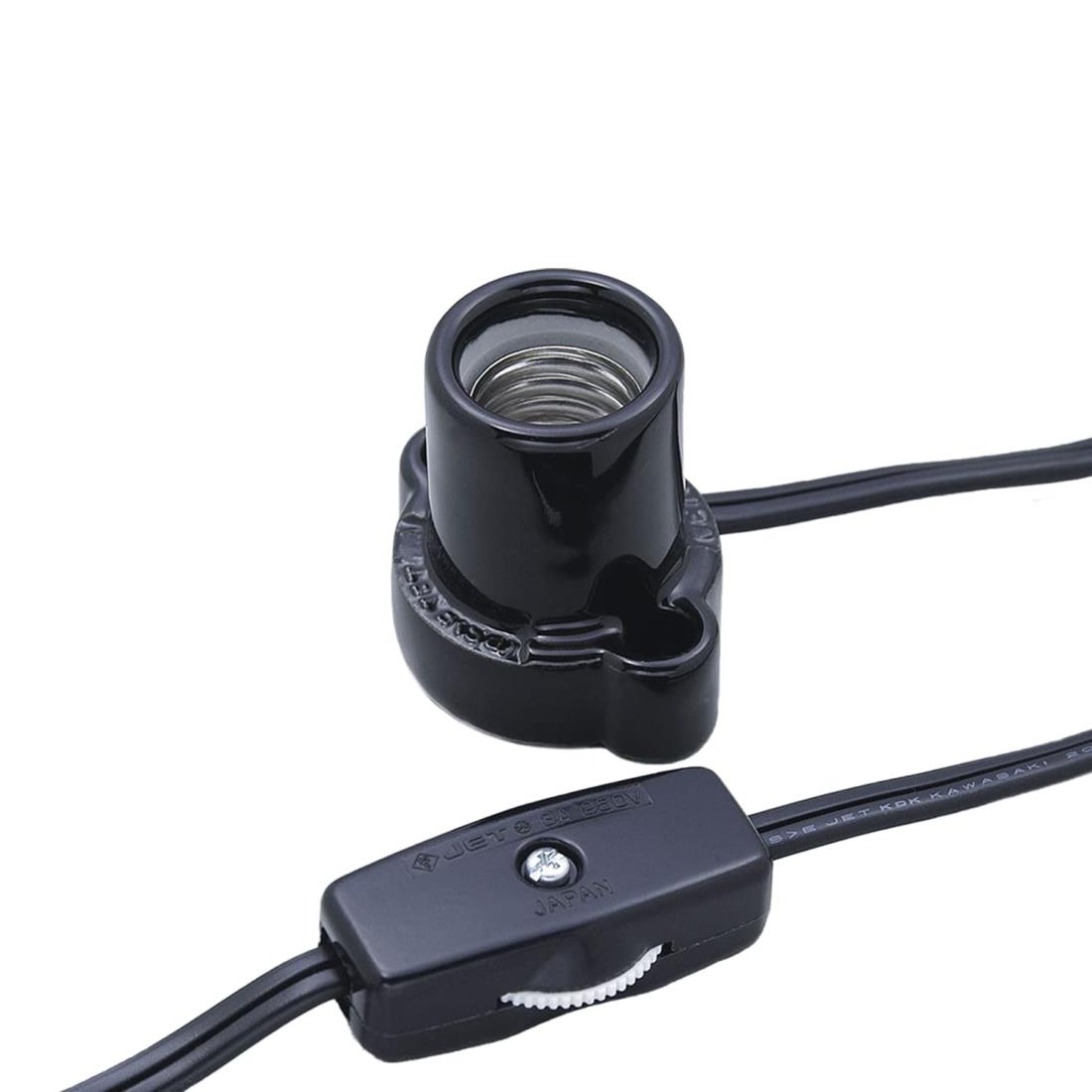  (ELPA) եå ŵ 125V 3A E17 1.5m KP-M1715H(BK)