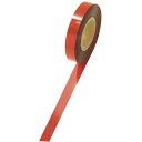 ササガワ(Sasagawa) タカ印 テープ 40-4336 メッキテープ 業務用 幅15mm×100m巻 赤