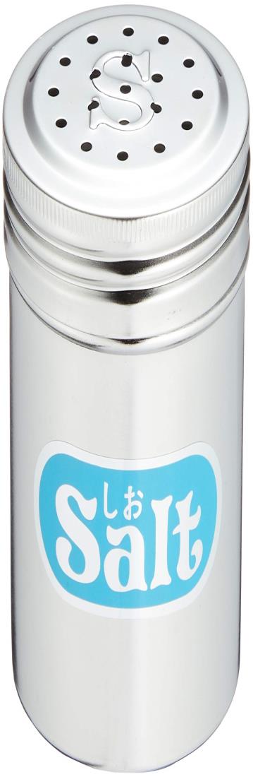 遠藤商事 業務用 調味缶 小 (アクリル蓋付) S缶 (しお) 18-8ステンレス・ポリプロピレン 日本製 BTY02002