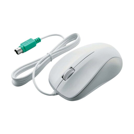 エレコム マウス 有線 Mサイズ 3ボタン PS2 光学式 ホワイト ROHS指令準拠 M-K6P2RWH/RS エレコム マウス 有線 Mサイズ 3ボタン PS2 光学式 ホワイト ROHS指令準拠 M-K6P2RWH/RS