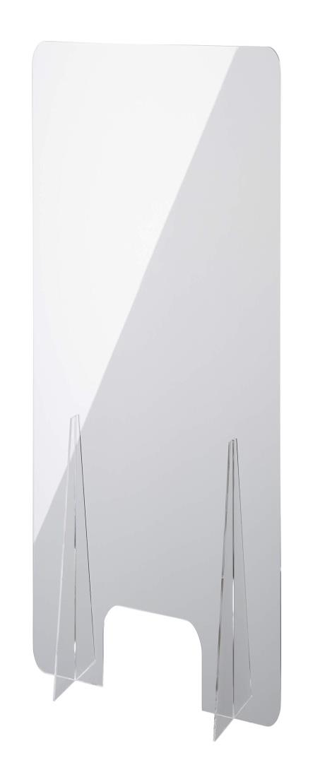 ILC 窓付き飛沫防止パーテーション 透明 横45cm HBA4560